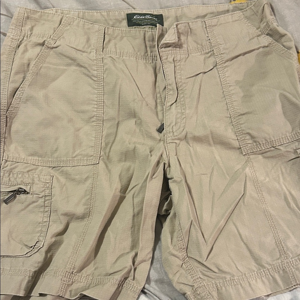 Eddie Bauer Tan Cargo Shorts